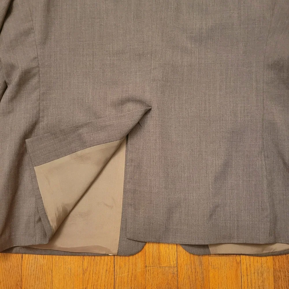 Ralph Lauren 44S Blazer Grey Wool 2 Button Sport Coat Canada Jacket Preppy Twee